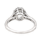 Bague 57 Bague Solitaire Platine, Or blanc Diamant 58 Facettes 1986229CN