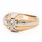 Bague 56 Bague Solitaire Or rose, Platine Diamant 58 Facettes 1986230CN