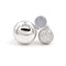 Bague 49 Bague Or blanc Diamant, Calcédoine 58 Facettes 1996141CN