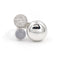 Bague 49 Bague Or blanc Diamant, Calcédoine 58 Facettes 1996141CN
