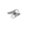 Bague 53 Bague or gris toi et moi diamants 58 Facettes 23/373
