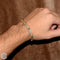 Bracelet Bracelet à plaques avec frise grecque en or jaune 18k 58 Facettes 47210608