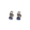 Boucles d'oreilles Boucles d’oreilles or blanc serties de saphirs et diamants 58 Facettes