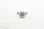 Bague 56 Bague en platine avec diamant 1,57 ct et pavage de diamants 58 Facettes 22726 / 22717