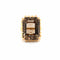 Bague 54 Bague rétro en or rose 18 carats avec quartz fumé 10 carats 58 Facettes