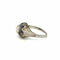 Bague Art déco - Bague filigranée en or blanc 18k, diamant 0,80 ct et saphirs 58 Facettes