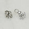 Boucles d'oreilles Boucles d’oreilles en or blanc 14 carats avec diamants 58 Facettes 2822