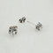 Boucles d'oreilles Ohrstecker - Boucles d’oreilles en or blanc 14 carats et diamants 58 Facettes 2833