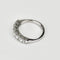 Bague 53.5 Bague demi-alliance en or 14 carats avec diamants taille brillant 58 Facettes 2964