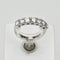 Bague 53.5 Bague demi-alliance en or 14 carats avec 7 diamants taille brillant 58 Facettes 2964