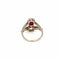 Bague 53 Bague Toi & Moi victorienne en or 18 carats, rubis et diamants 58 Facettes