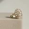 Bague 55 Art déco - Bague diamants en or jaune 585 et platine 58 Facettes 2641