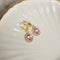 Boucles d'oreilles Boucles d’oreilles vintage en or jaune 14 carats et améthystes 58 Facettes 2788