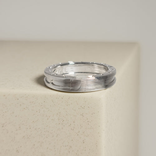Bague 59 Bulgari B.zero1 - Bague en or blanc 18 carats, taille 59 58 Facettes 2744