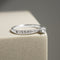 Bague 52.5 Bague halo en platine 950 avec brillants 0,30 ct 58 Facettes 2821
