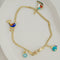 Bracelet Bracelet poissons en or jaune 14K avec pendentifs émaillés 58 Facettes 3138