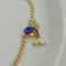 Bracelet Bracelet - Poissons et charms en or jaune 14K émaillé 58 Facettes 3138