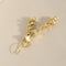 Boucles d'oreilles Boucles d’oreilles pendantes vintage en or jaune 18 carats 58 Facettes 3153