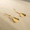 Boucles d'oreilles Boucles d’oreilles vintage Gingko en or 14 carats 58 Facettes 3155