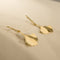 Boucles d'oreilles Boucles d’oreilles vintage gingko en or 14 carats 58 Facettes 3155