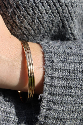 Bracelet Bracelet jonc en or jaune 18 carats 58 Facettes 2024131CN