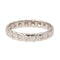 Bague 52 Alliance - Bague en or blanc 18 carats et diamants 58 Facettes 2024998CN