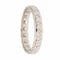 Bague 52 Alliance - Bague en or blanc 18 carats et diamants 58 Facettes 2024998CN