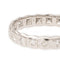 Bague 52 Alliance - Bague en or blanc 18 carats et diamants 58 Facettes 2024998CN