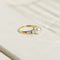 Bague 51.5 Art nouveau - Bague perle en or jaune 14K et diamants 58 Facettes