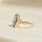 Bague 59 Bague ancienne - Saphir en or jaune 14K 58 Facettes 2481