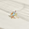 Bague 56 Bague en or jaune 18 carats avec topaze et diamants 58 Facettes 2654