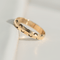 Bague 55 Bague jonc vintage gravée en or jaune 14K (585) 58 Facettes