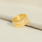 Bague 50 Bague anneau vintage en or jaune 14 carats avec diamants 58 Facettes