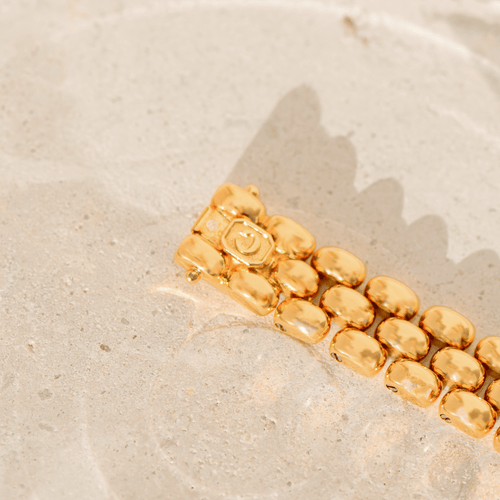 Bracelet Chopard Happy Diamonds - Bracelet cœur en or jaune 18 carats et diamants 58 Facettes 3294