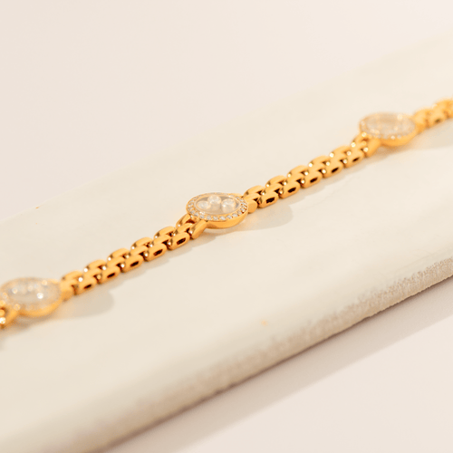 Bracelet Chopard Happy Diamonds - Bracelet en or jaune 18 carats et diamants 58 Facettes 3282