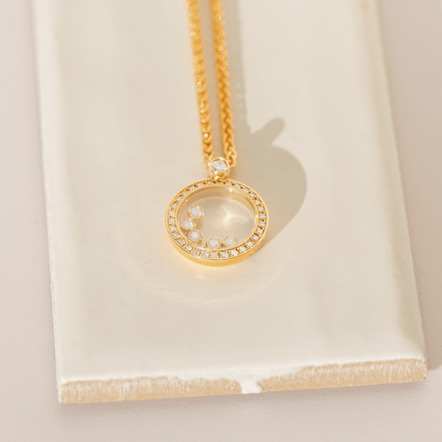 Collier Chopard Happy Diamonds - Collier en or 18 carats et diamants 0,66 ct 58 Facettes 3289