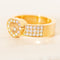 Bague 60.5 Chopard Happy Diamonds - Bague en or jaune 18 carats et diamants 0,74 ct 58 Facettes 3287