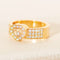 Bague 60.5 Chopard Happy Diamonds - Bague en or jaune 18 carats et diamants 0,74 ct 58 Facettes 3287