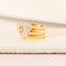 Bague 58 Chopard Happy Diamonds - Bague en or jaune 18 ct et diamants 1,35 ct 58 Facettes 3288
