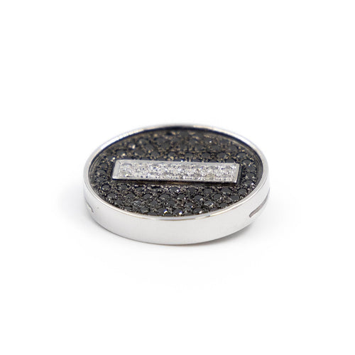 Pendentif Pendentif en or blanc 18 carats serti de diamants 58 Facettes 2025366CN