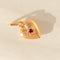 Pendentif Pendentif cœur en or jaune 18 carats (750) avec rubis 58 Facettes