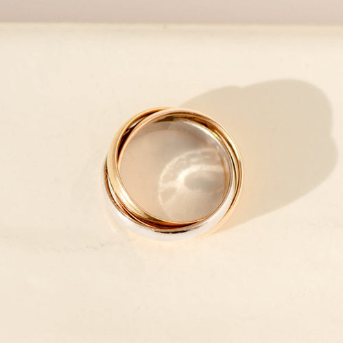 Bague 49 Cartier Trinity - Bague en or 18 carats (750), XXe siècle 58 Facettes
