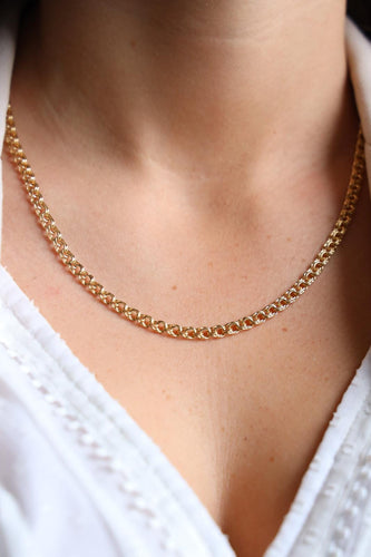 Collier Collier chaîne en or jaune 18 carats 58 Facettes 2034056CN