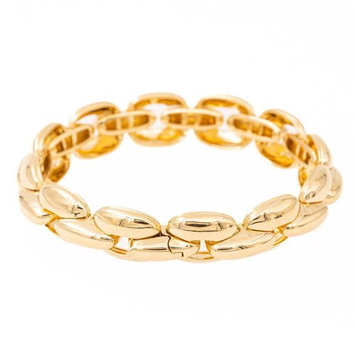 Bracelet Bracelet à maillons rectangulaires en or jaune 18 carats 58 Facettes 2041071CN