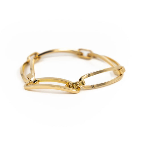 Bracelet Bracelet gourmette en or jaune 18 carats 58 Facettes 2041072CN