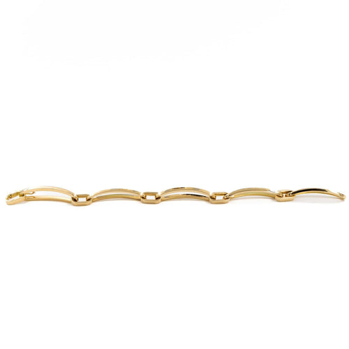 Bracelet Bracelet gourmette en or jaune 18 carats 58 Facettes 2041072CN