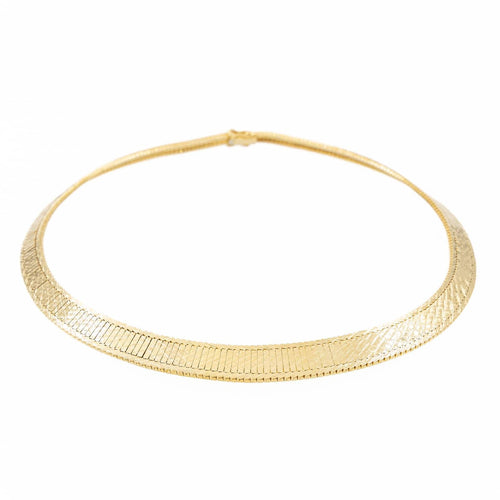 Collier Collier plat en or jaune 18 carats 58 Facettes 2041083CN