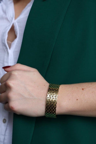 Bracelet Bracelet Manchette Or jaune 58 Facettes 2041085CN