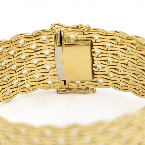 Bracelet Bracelet Manchette Or jaune 58 Facettes 2041085CN