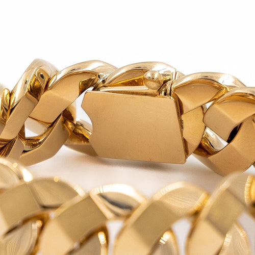 Bracelet Bracelet gourmette en or jaune 18 carats 58 Facettes 2041089CN